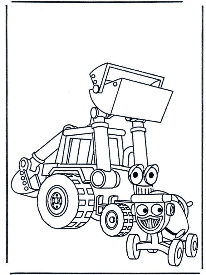 Bob The Builder 17 Cool Coloring Page