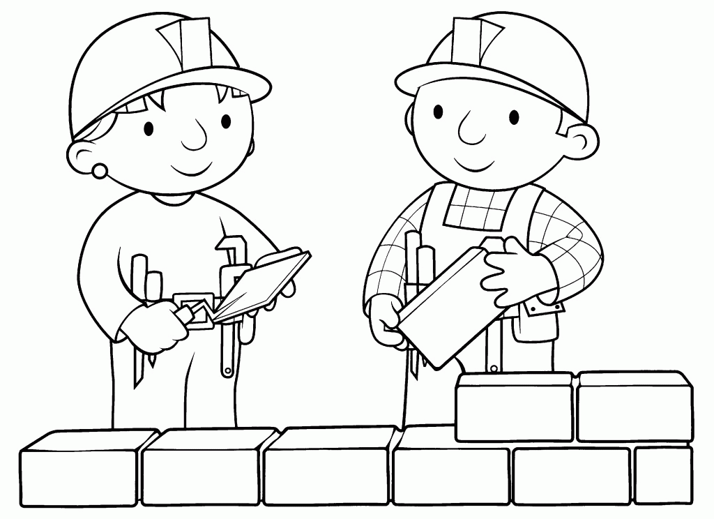 Cool Bob The Builder 28 Coloring Page