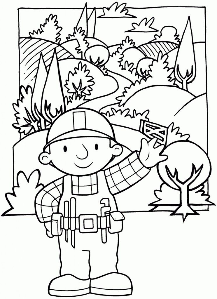 Bob The Builder 32 Cool Coloring Page