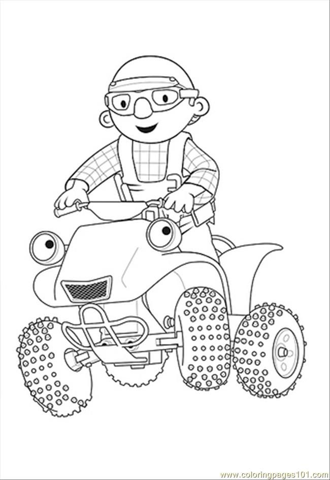 Bob The Builder 36 Cool Coloring Page