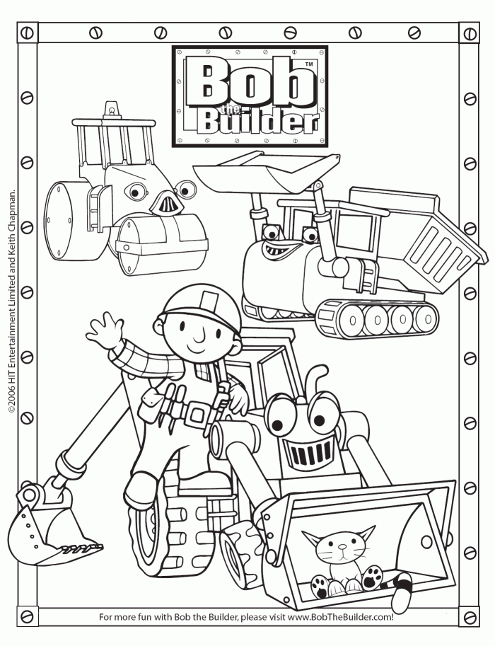 Bob The Builder 37 For Kids Coloring Page