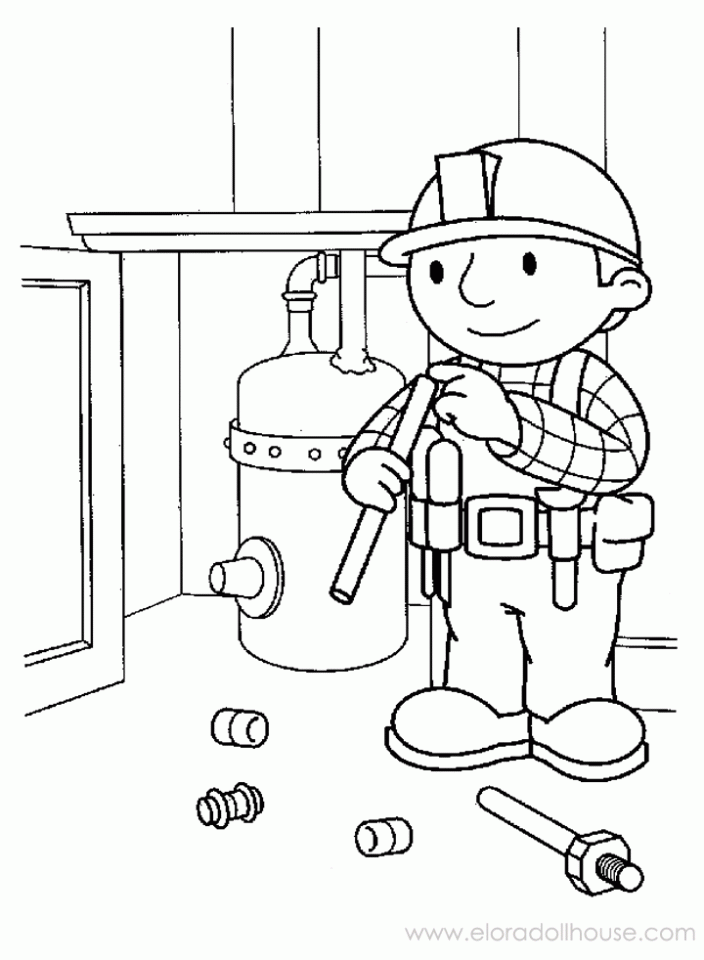 Bob The Builder 38 Cool Coloring Page