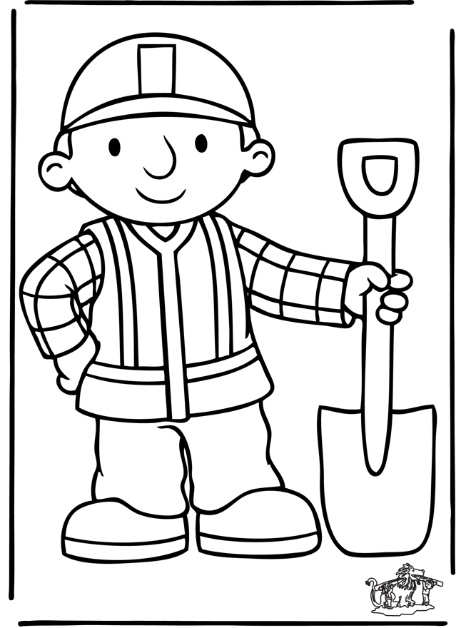 Bob The Builder 41 For Kids Coloring Page