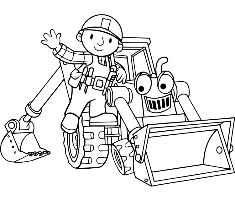 Bob The Builder 42 Cool Coloring Page