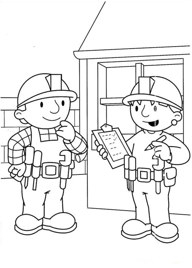 Bob The Builder 45 For Kids Coloring Page