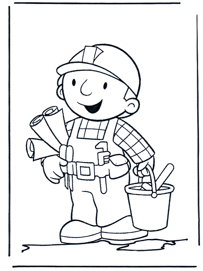 Bob The Builder 46 Cool Coloring Page