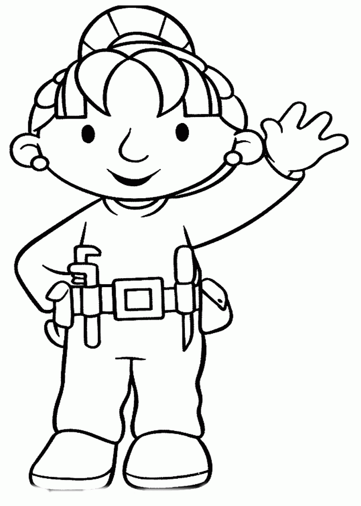 Cool Bob The Builder 47 Coloring Page