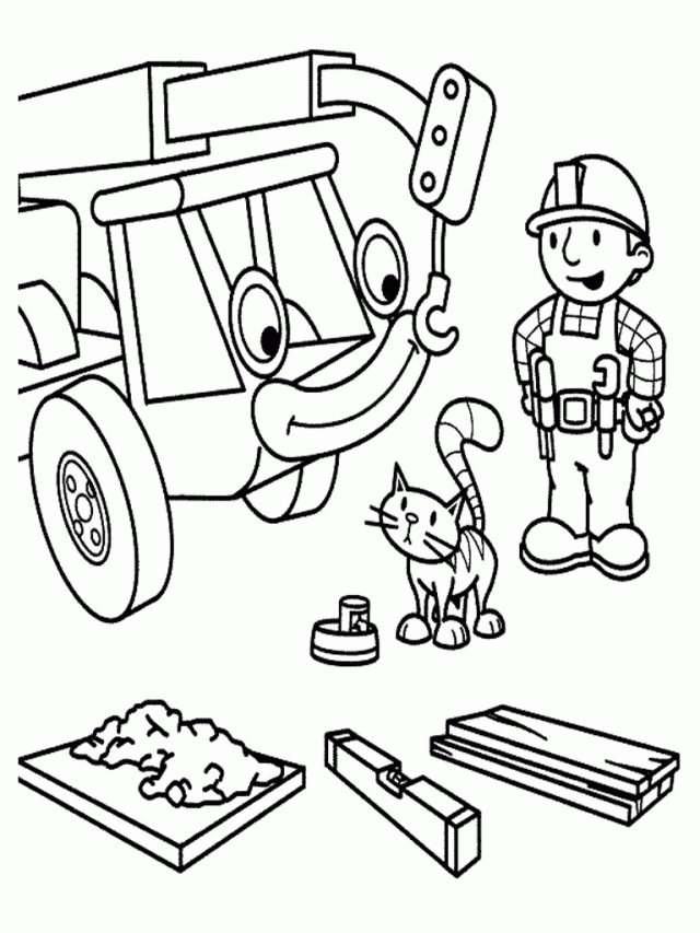 Bob The Builder 49 For Kids Coloring Page