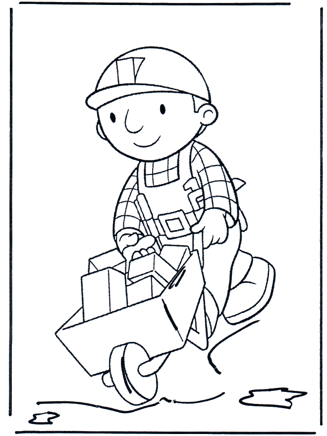 Bob The Builder 50 Cool Coloring Page