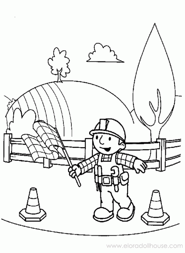 Bob The Builder 6 For Kids Coloring Page