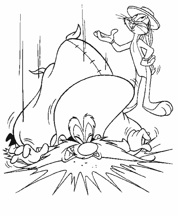 Bugs Bunny 1 Cool Coloring Page