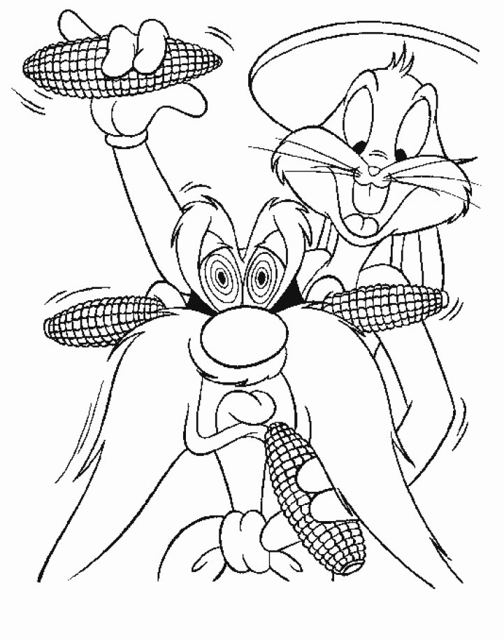 Cool Bugs Bunny 10 Coloring Page