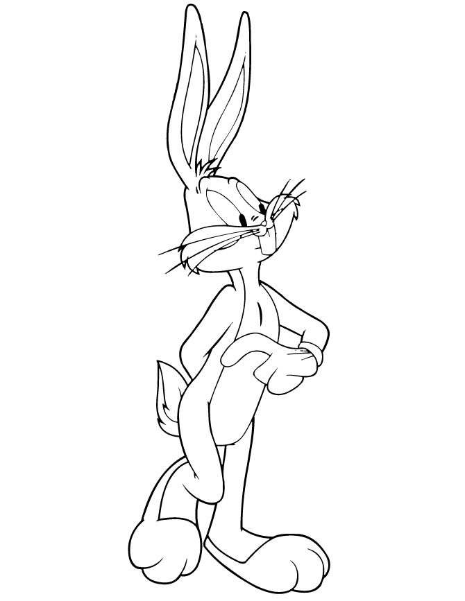 Bugs Bunny 11 Cool Coloring Page