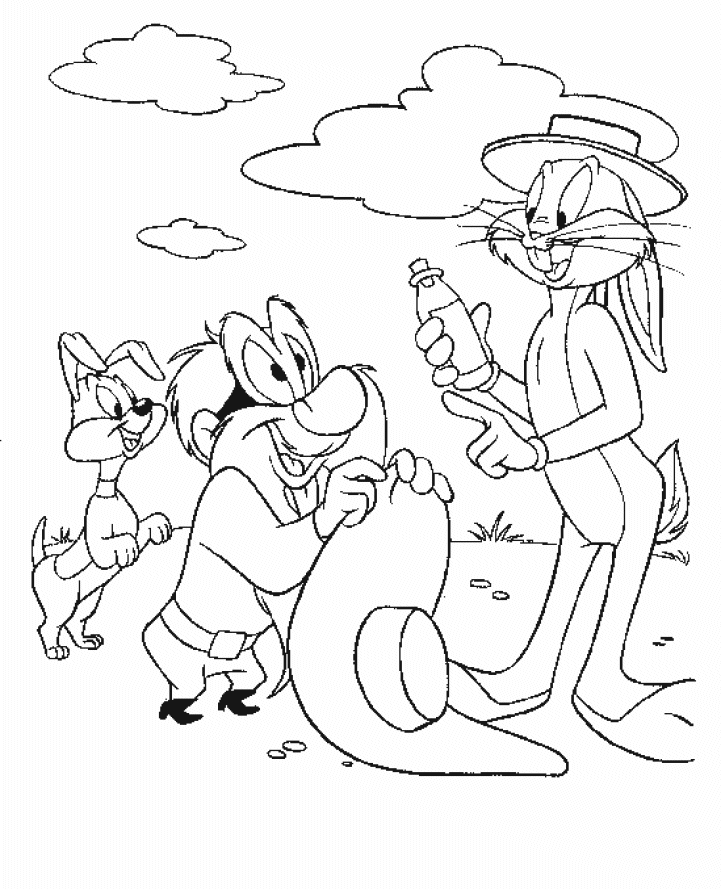 Bugs Bunny 13 Cool Coloring Page