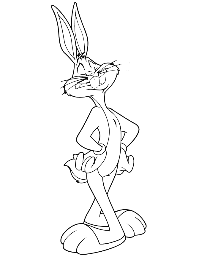 Bugs Bunny 15 Cool Coloring Page