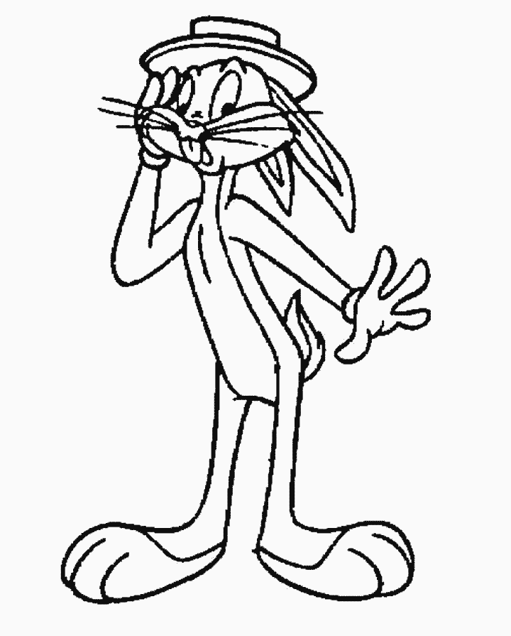 Bugs Bunny 16 For Kids Coloring Page