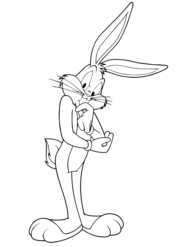 Bugs Bunny 22 Cool Coloring Page