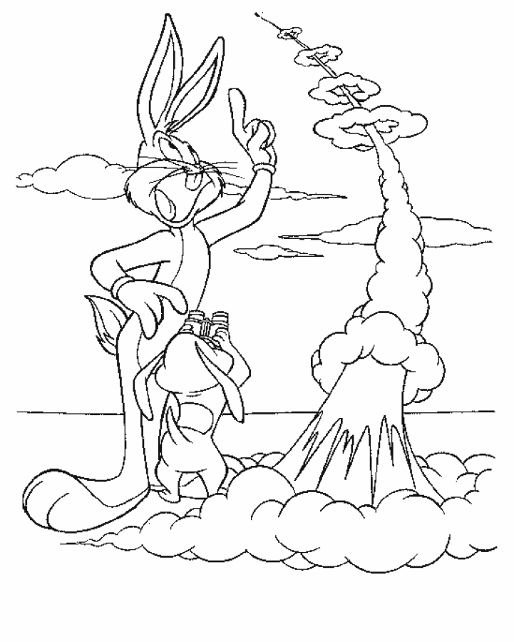 Cool Bugs Bunny 29 Coloring Page
