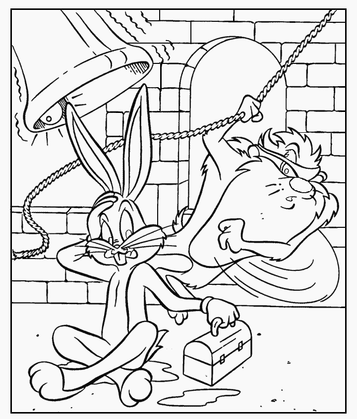 Cool Bugs Bunny 33 Coloring Page