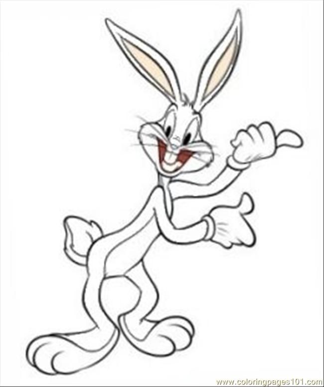 Cool Bugs Bunny 37 Coloring Page