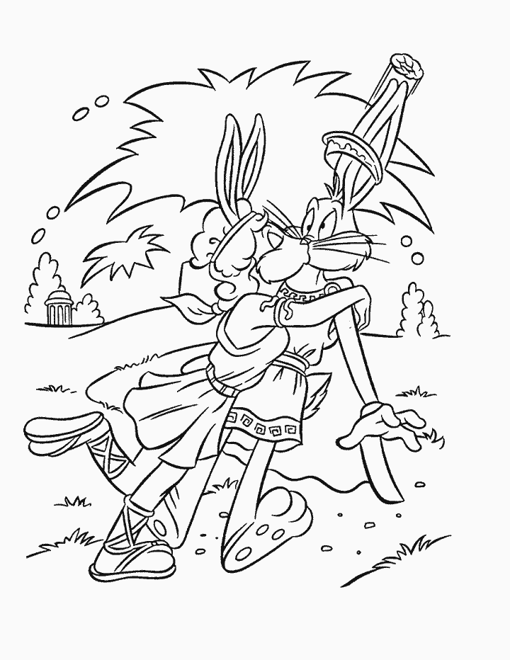 Bugs Bunny 40 Cool Coloring Page