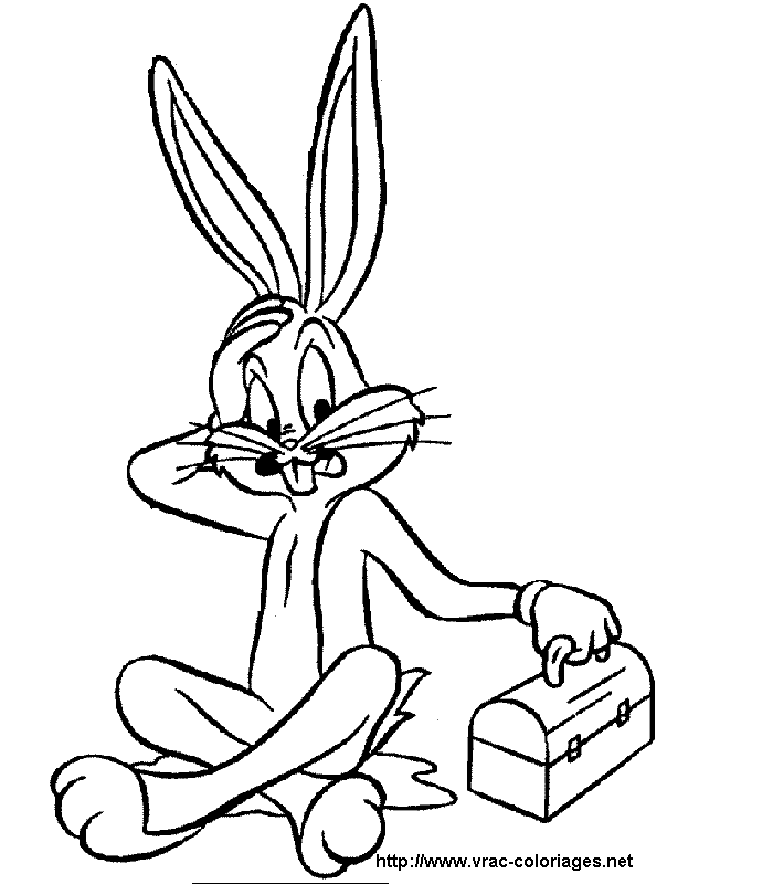 Cool Bugs Bunny 41 Coloring Page