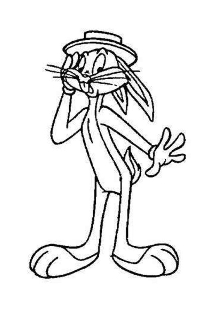 Cool Bugs Bunny 45 Coloring Page