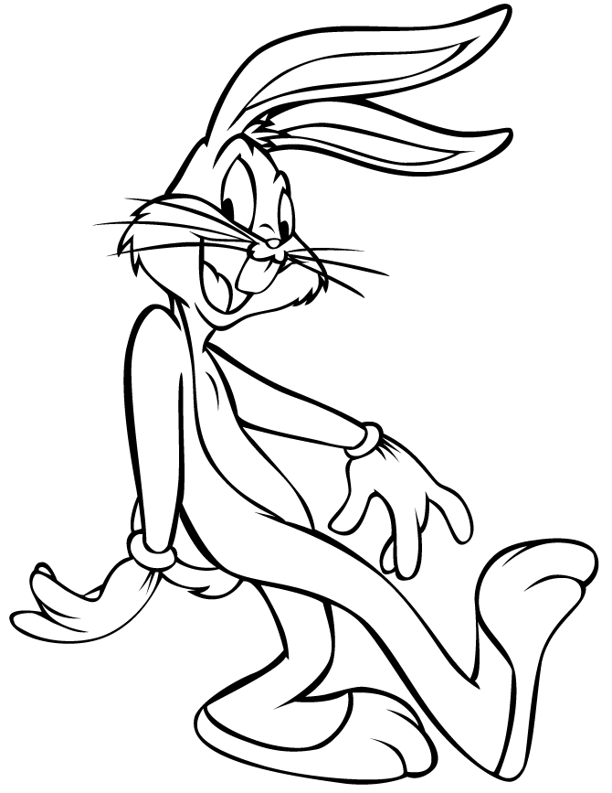 Bugs Bunny 46 Cool Coloring Page