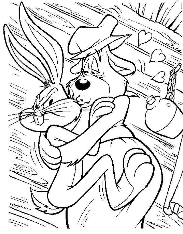 Bugs Bunny 7 Cool Coloring Page