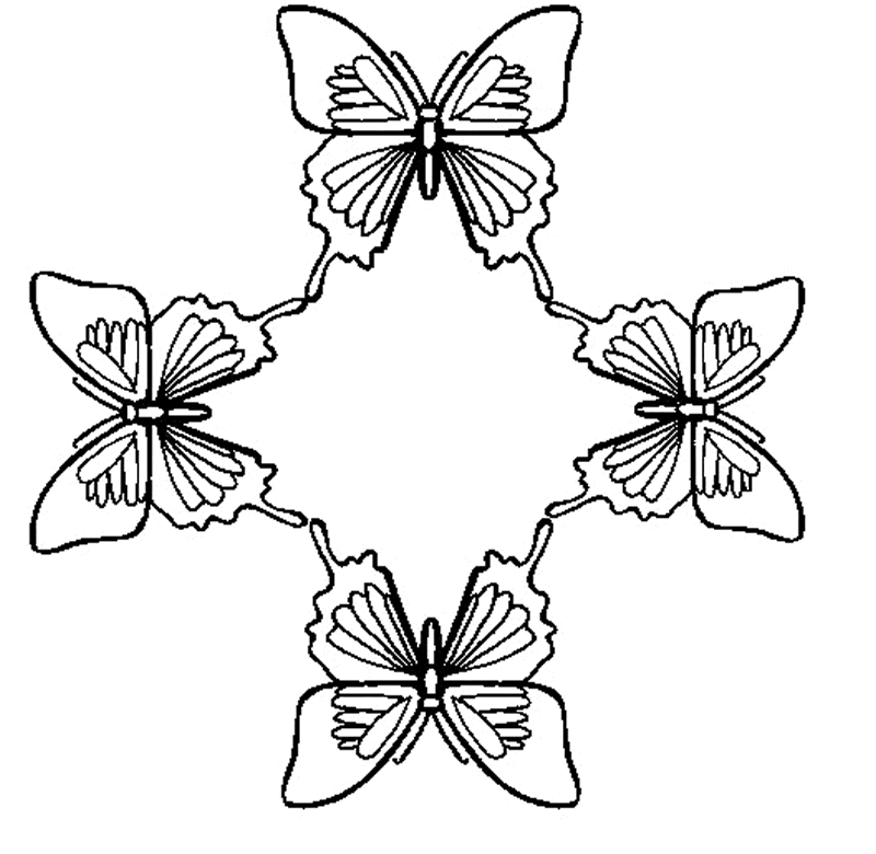 Butterfly 11 Cool Coloring Page