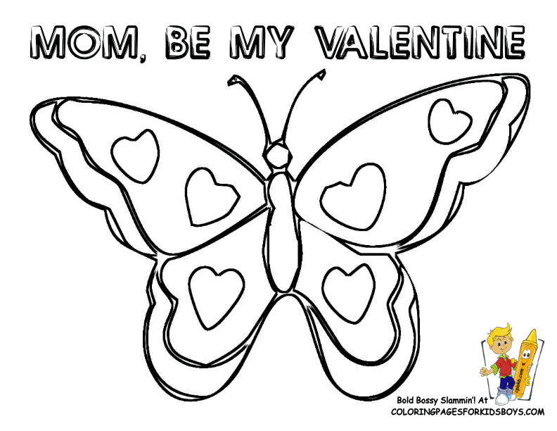 Butterfly 12 For Kids Coloring Page