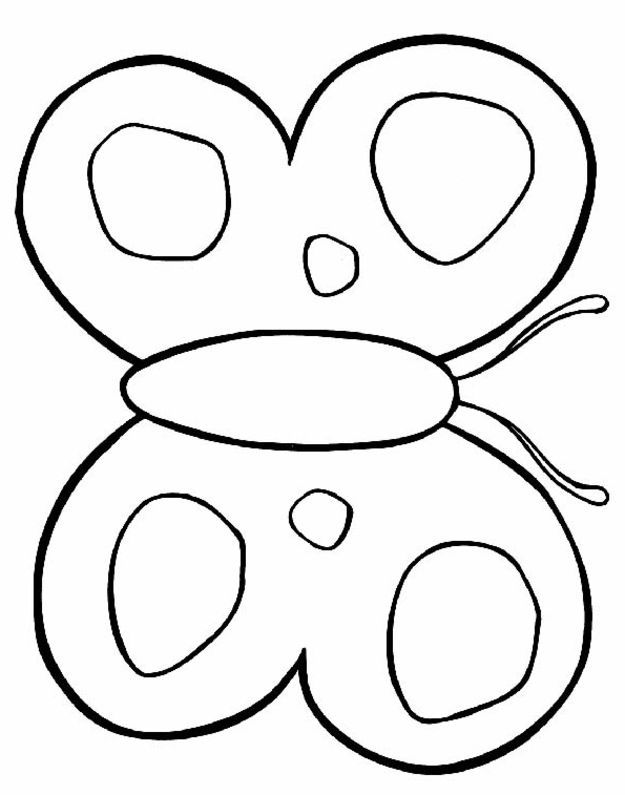 Cool Butterfly 14 Coloring Page