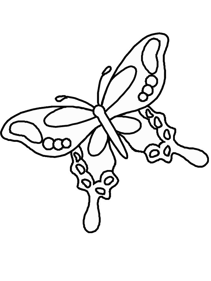 Butterfly 20 For Kids Coloring Page