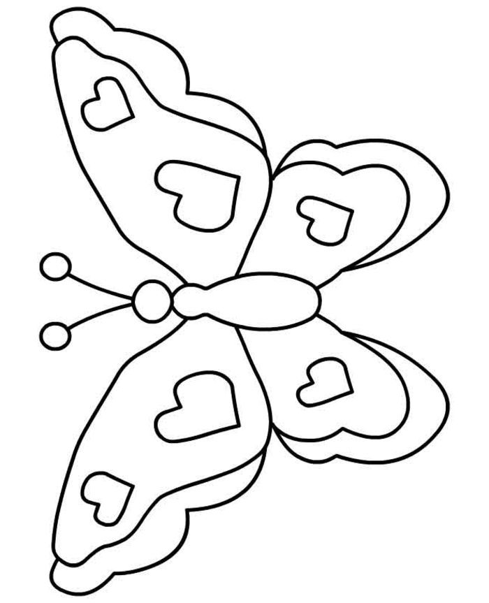 Butterfly 8 For Kids Coloring Page
