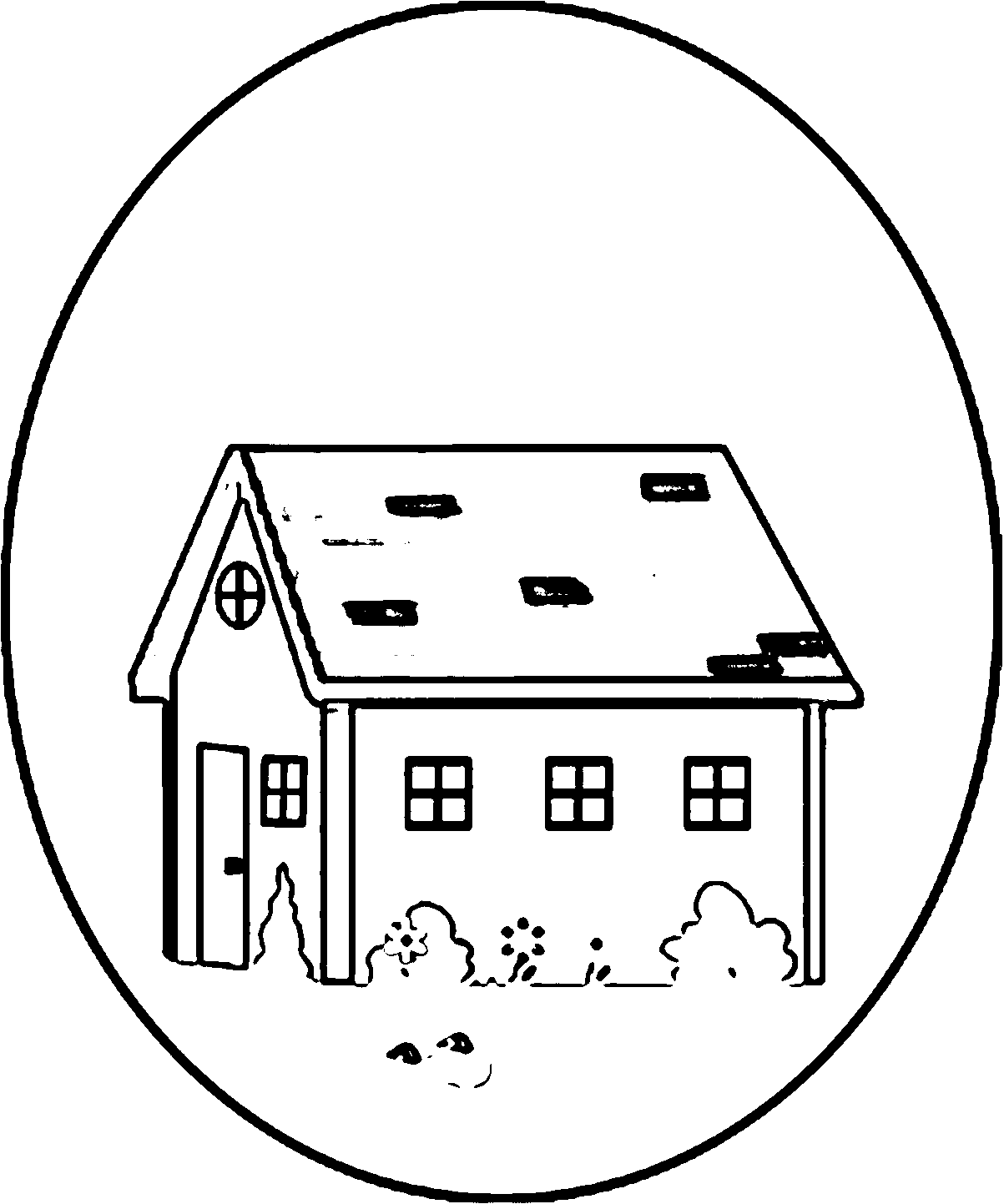 Cartoon House 28 Cool Coloring Page