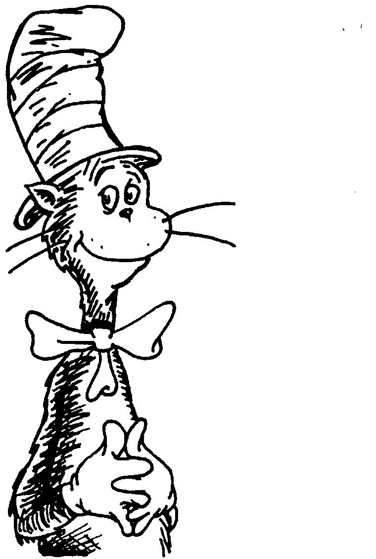 Cool Cat In The Hat 20 Coloring Page