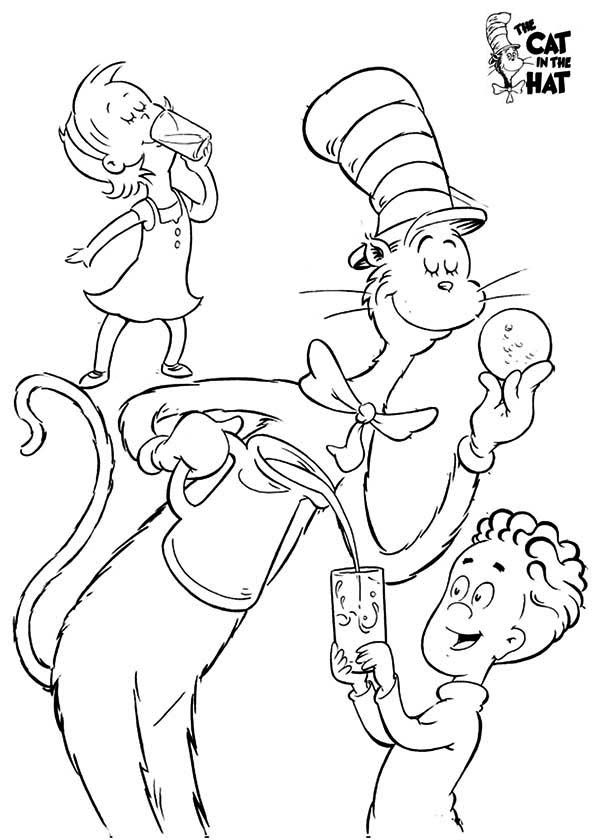 Cool Cat In The Hat 28 Coloring Page