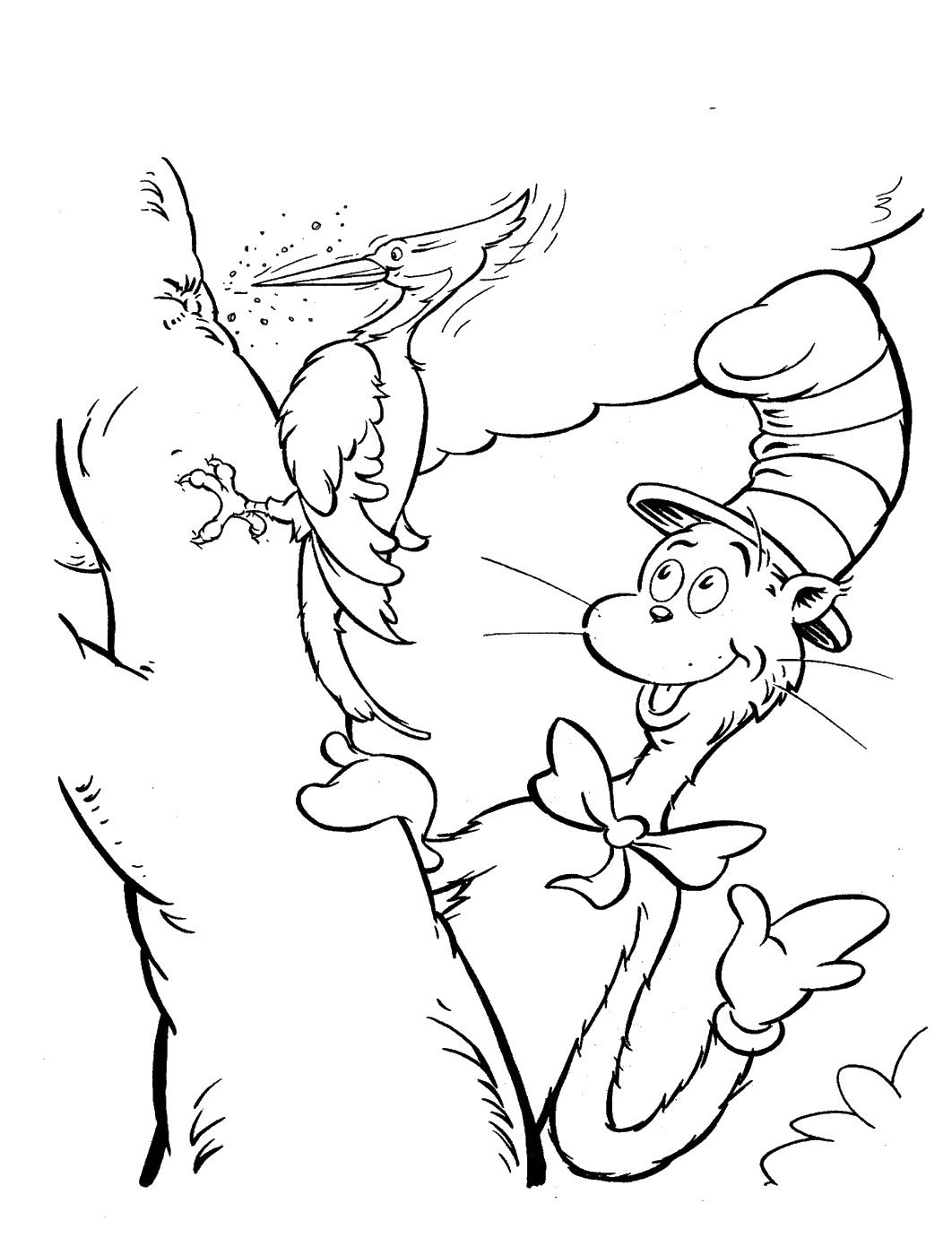 Cat In The Hat 31 Cool Coloring Page