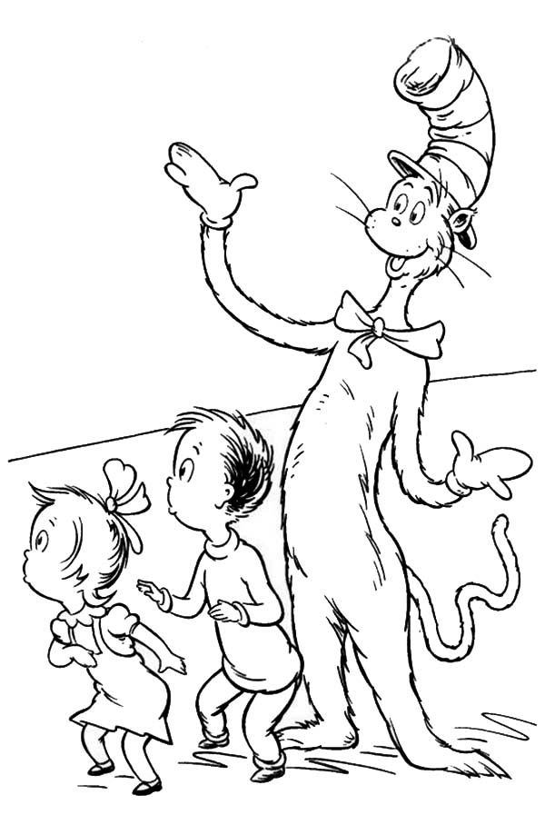 Cat In The Hat 33 Cool Coloring Page