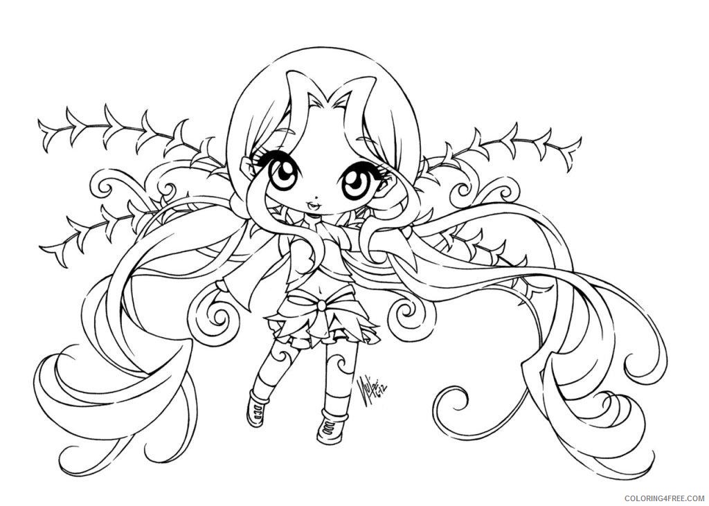 Chibi Girl 26 For Kids Coloring Page