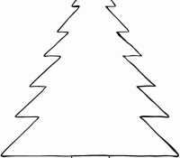 Cool Christmas Tree Stencil 12