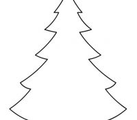 Cool Christmas Tree Stencil 24