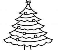 Christmas Tree Stencil 26 For Kids