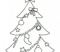 Cool Christmas Tree Stencil 32