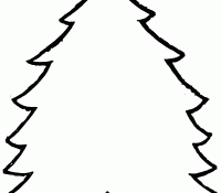 Christmas Tree Stencil 34 For Kids