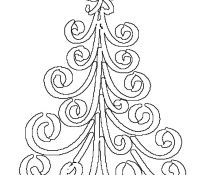 Christmas Tree Stencil 35 Cool