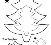 Christmas Tree Stencil 5 Cool
