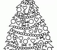 Cool Christmas Tree Stencil 8