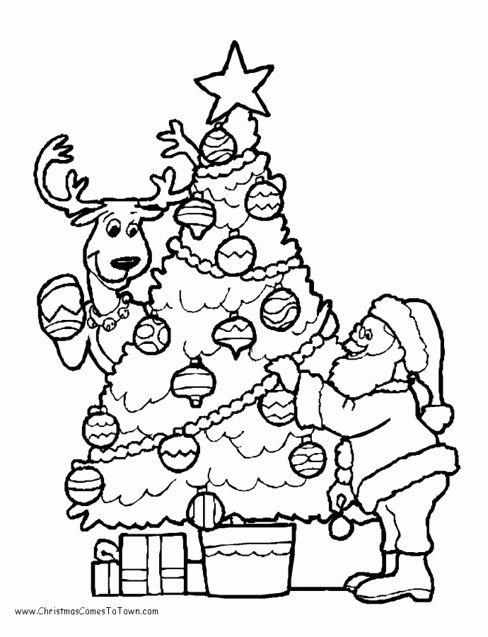 Christmas Tree 11 Cool Coloring Page