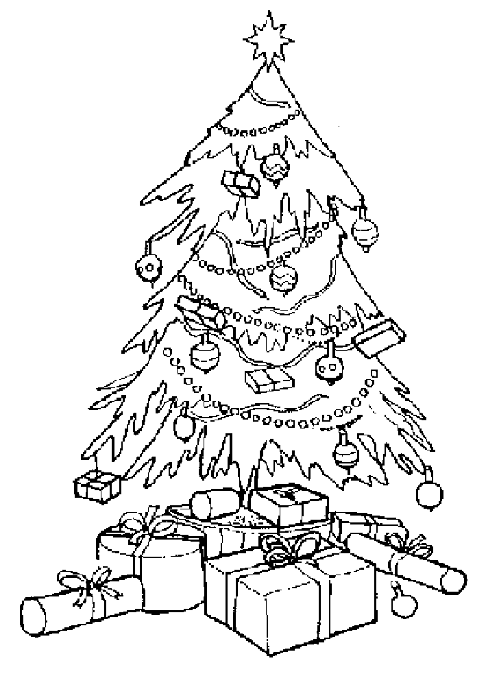 Christmas Tree 15 Cool Coloring Page